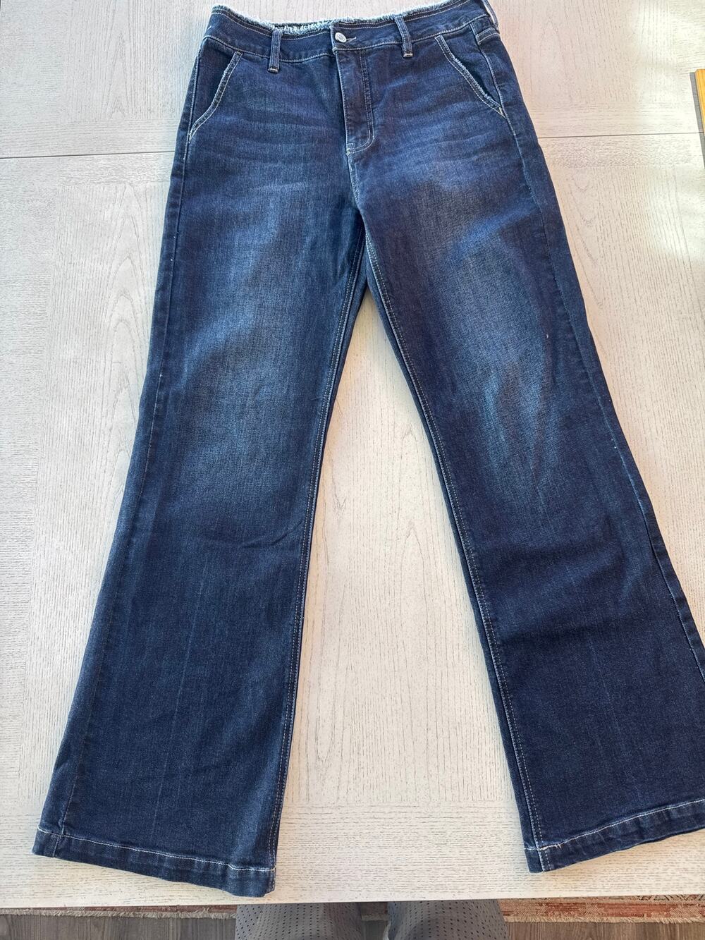 NWOT Kancan Jeans Darkwash Bootcut Flared Jeans Western Cowgirl Country